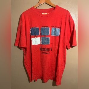 Moschino Denim Patch Tee